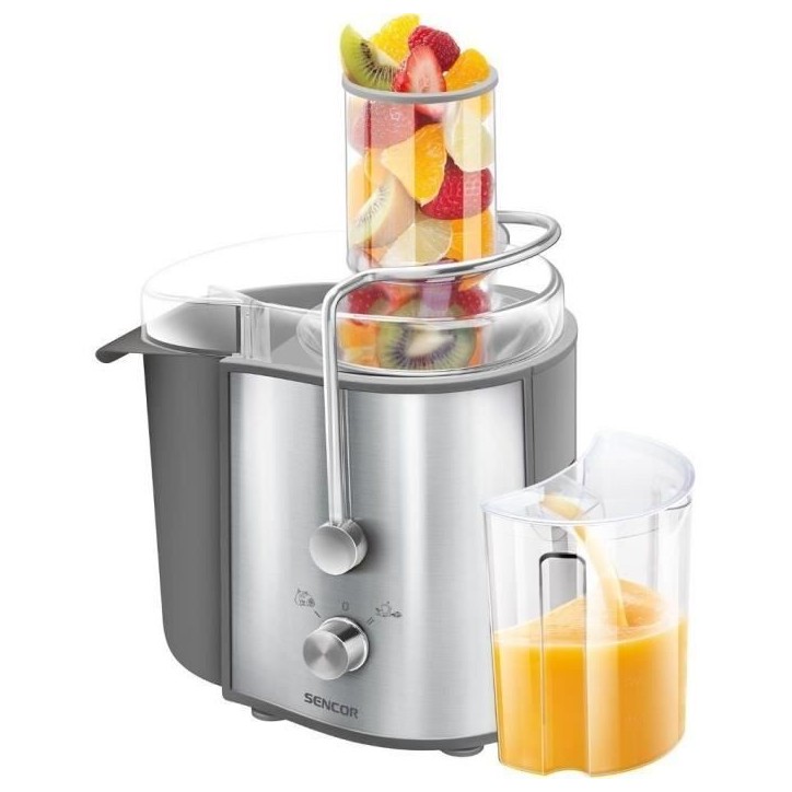 Centrifugeuse - Sencor - SJE1055SS - 800W - 1.6L - Gris Centrifugeuse - Sencor - SJE1055SS - 800W - 1.6L - Gris