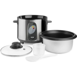 Cuiseur a riz - SENCOR - SRM 1000SS - 400 W - 1 L - Acier inoxydable