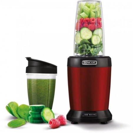 Bol mixeur blender - SENCOR - SNB 4301RD - 1000 Watt - Rouge