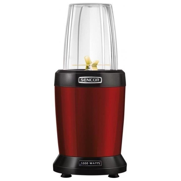 Bol mixeur blender - SENCOR - SNB 4301RD - 1000 Watt - Rouge Bol mixeur blender - SENCOR - SNB 4301RD - 1000 Watt - Rouge