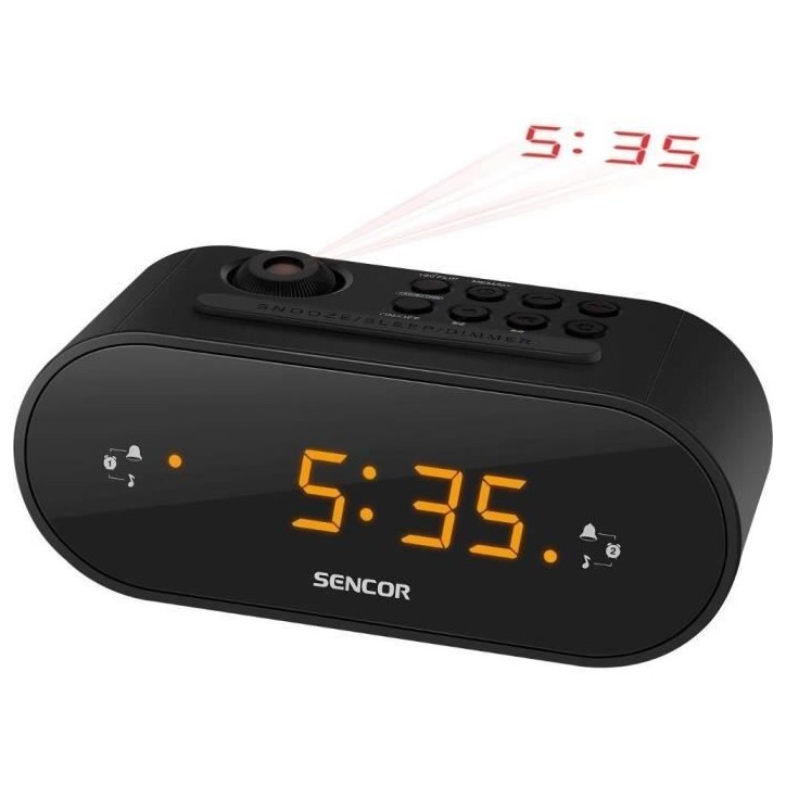 Radio réveil a projection - Sencor - SRC 3100 B Radio réveil a projection - Sencor - SRC 3100 B
