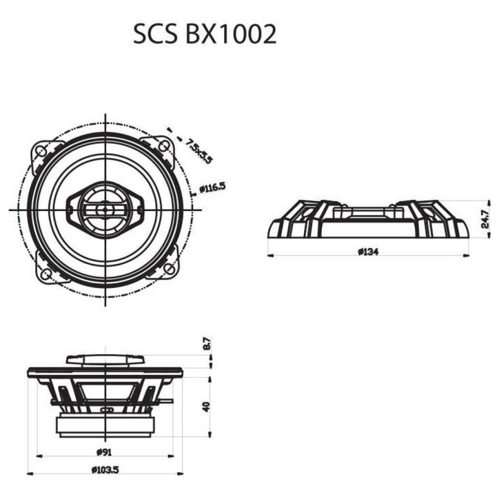 Haut-parleurs - Sencor - SCS BX1002 Haut-parleurs - Sencor - SCS BX1002