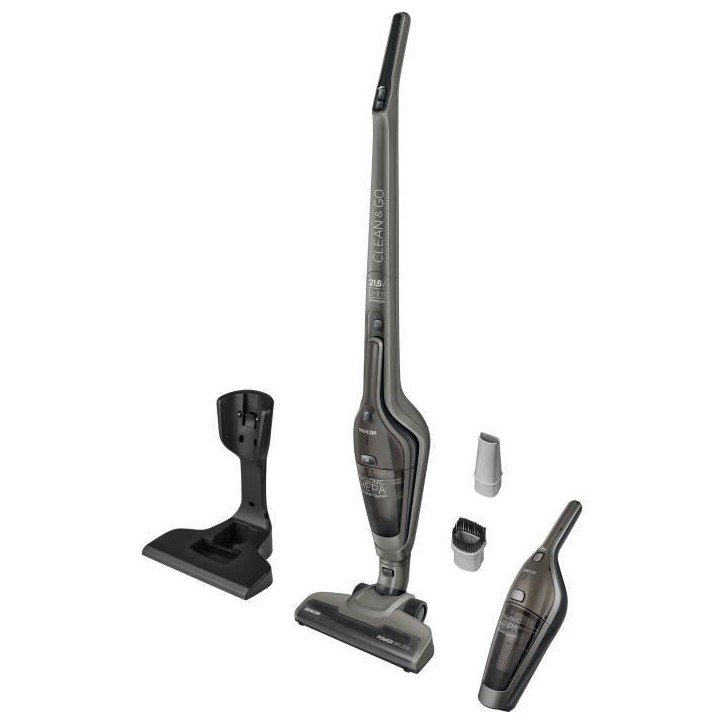 Aspirateur Balai sans fil 2-en-1 - SENCOR - SVC 8621TI - 110 W - 50 min - 0,5 L - Batterie Li-Ion 21,6 V - Titane Aspirateur Balai sans fil 2-en-1 - SENCOR - SVC 8621TI - 110 W - 50 min - 0,5 L - Batterie Li-Ion 21,6 V - Titane
