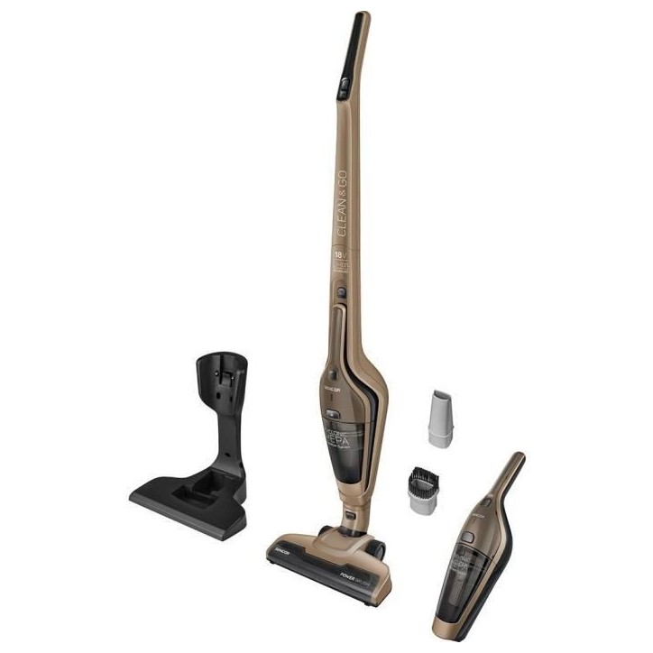 Aspirateur balai sans fil - SENCOR - SVC 8618GD - 2 en 1 - 78 dB - 0,5 L - Or Aspirateur balai sans fil - SENCOR - SVC 8618GD - 2 en 1 - 78 dB - 0,5 L - Or