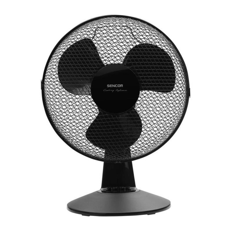 Ventilateur de bureau - Sencor - SFE 3011BK - 3 vitesses - Oscillation Ventilateur de bureau - Sencor - SFE 3011BK - 3 vitesses - Oscillation