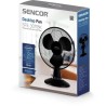 Ventilateur de bureau - Sencor - SFE 3011BK - 3 vitesses - Oscillation