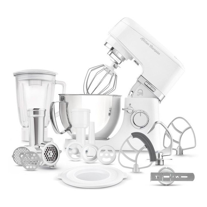 Robot pâtissier Sencor Kitchen Champion STM 6350WH - 1000 Watt - Blanc - 8 présélections - Bol 4.5L Robot pâtissier Sencor Kitchen Champion STM 6350WH - 1000 Watt - Blanc - 8 présélections - Bol 4.5L