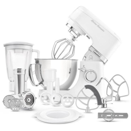 Robot pâtissier Sencor Kitchen Champion STM 6350WH - 1000 Watt - Blanc - 8 présélections - Bol 4.5L
