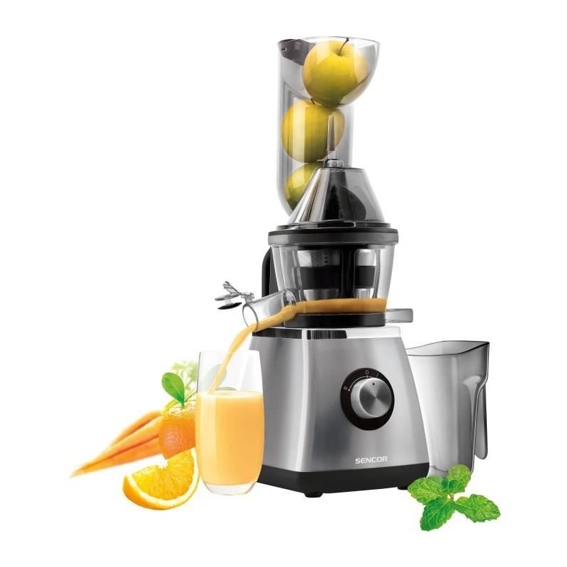 Extracteur de jus lent - SENCOR - SSJ 4070SL - 400 W - Argent Extracteur de jus lent - SENCOR - SSJ 4070SL - 400 W - Argent