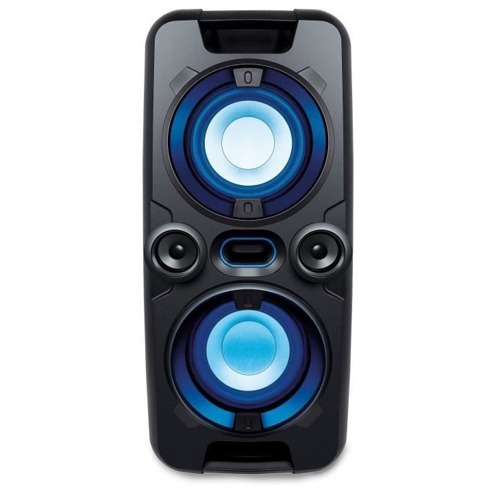 Enceinte audio sans fil - SENCOR - SSS 3800 - 60 W - 30 radios FM - Bluetooth - Lumieres LED clignotantes - Noir