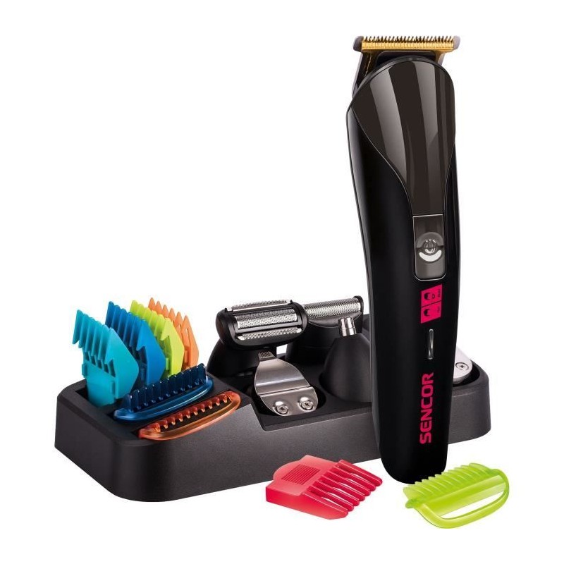 Tondeuse a cheveux - SENCOR - SHP 7411BK - 12 accessoires - Rechargeab Tondeuse a cheveux - SENCOR - SHP 7411BK - 12 accessoires - Rechargeab