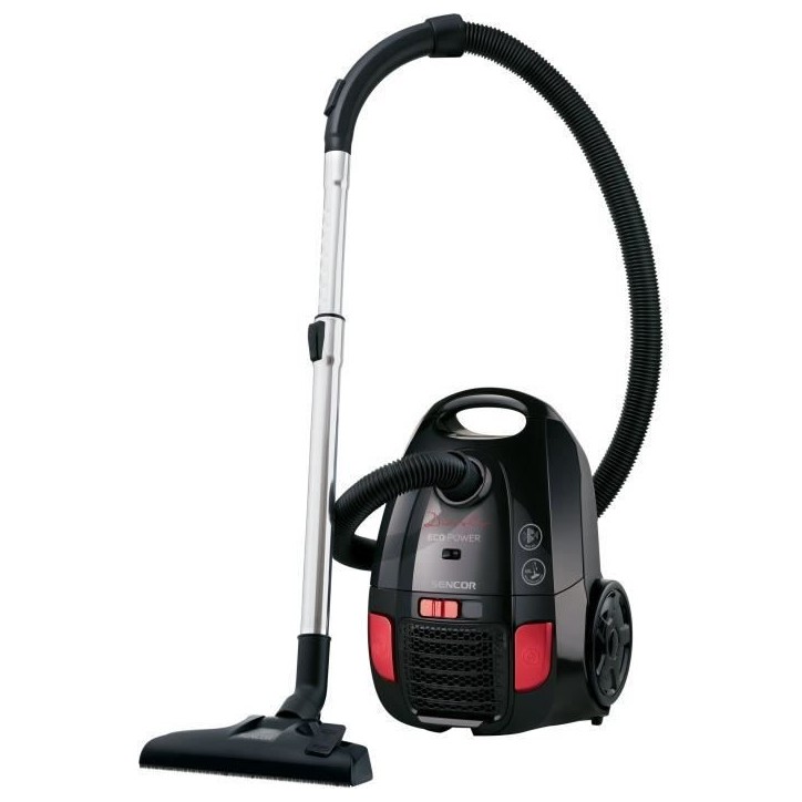 Aspirateur traineau avec sac - SENCOR - SVC 6001BK - EUE3 - 700 W - 78 dB - 3 L - Noir Aspirateur traineau avec sac - SENCOR - SVC 6001BK - EUE3 - 700 W - 78 dB - 3 L - Noir