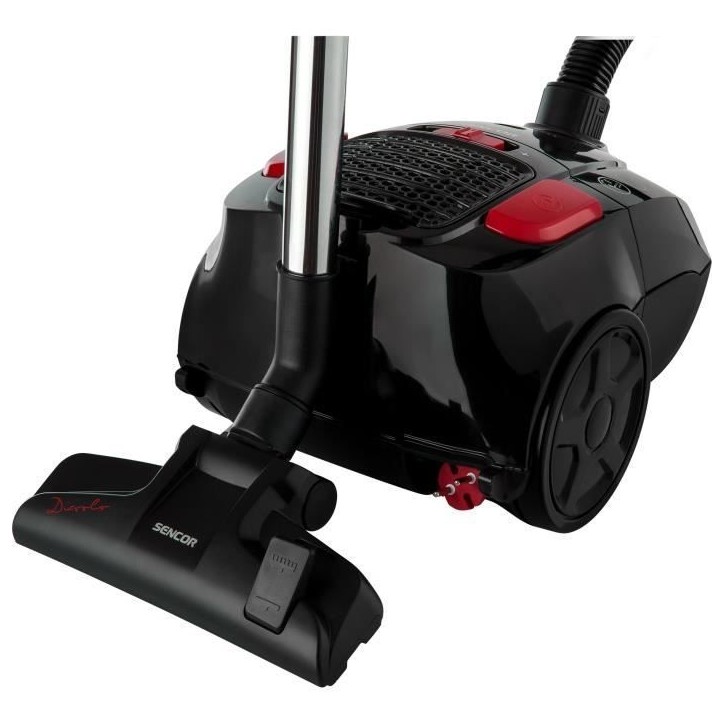 Aspirateur traineau avec sac - SENCOR - SVC 6001BK - EUE3 - 700 W - 78 dB - 3 L - Noir Aspirateur traineau avec sac - SENCOR - SVC 6001BK - EUE3 - 700 W - 78 dB - 3 L - Noir
