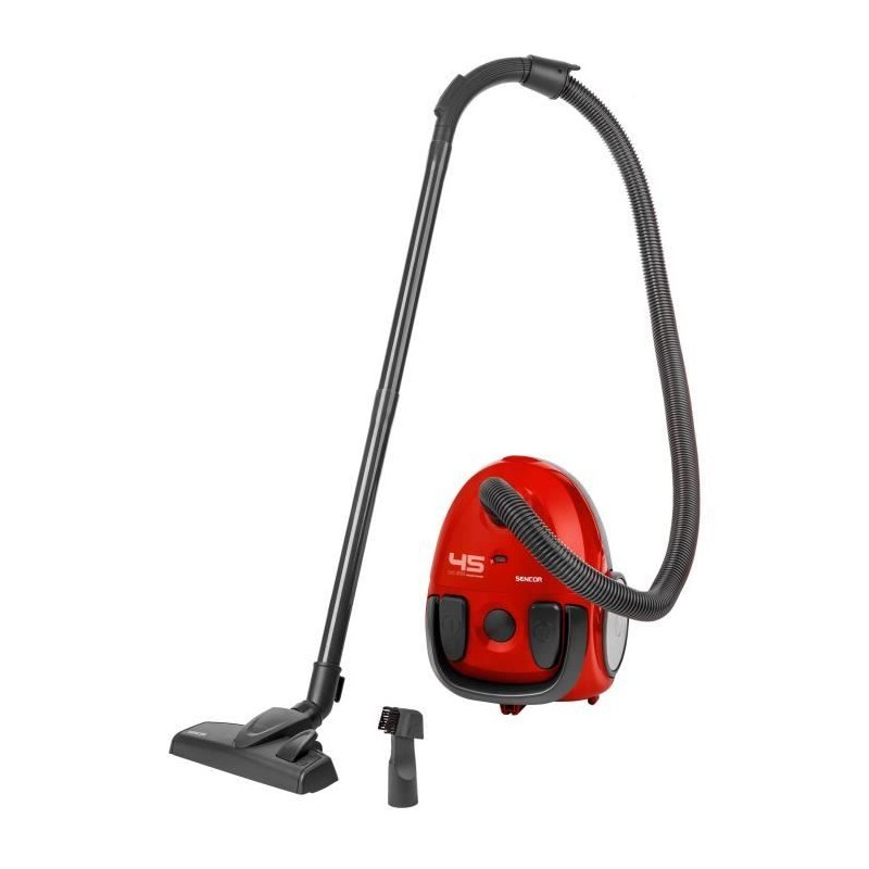 Aspirateur traîneau avec sac - SENCOR - SVC 45RD-EUE3 - Moteur ECO 85 Aspirateur traîneau avec sac - SENCOR - SVC 45RD-EUE3 - Moteur ECO 85