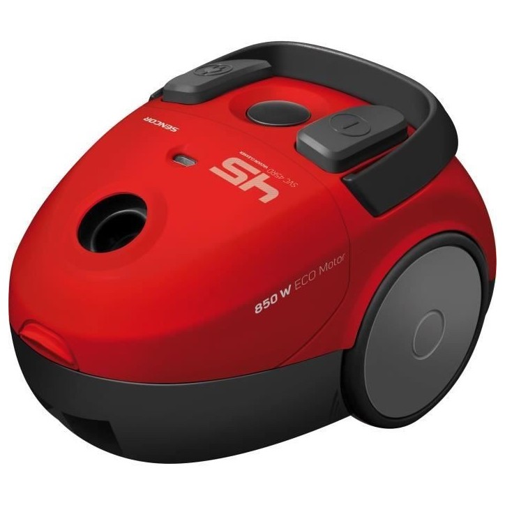 Aspirateur traîneau avec sac - SENCOR - SVC 45RD-EUE3 - Moteur ECO 850 W - 79 dBA - 1,5 L - Rouge Aspirateur traîneau avec sac - SENCOR - SVC 45RD-EUE3 - Moteur ECO 850 W - 79 dBA - 1,5 L - Rouge