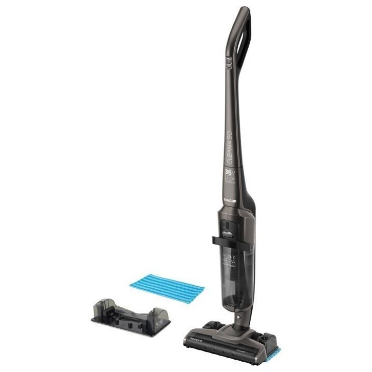 Aspirateur balai sans fil 2-en-1 - SENCOR - SVC 8936TI - 150 W - 78 dB - Noir Aspirateur balai sans fil 2-en-1 - SENCOR - SVC 8936TI - 150 W - 78 dB - Noir