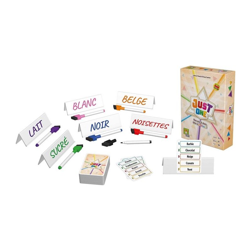 Jeu de société Just One - ASMODEE - a partir de 8 ans - 3 a 7 joueur Jeu de société Just One - ASMODEE - a partir de 8 ans - 3 a 7 joueur