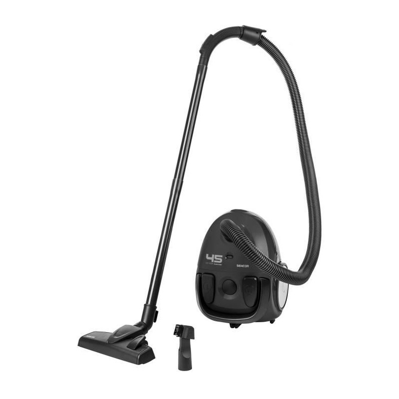Aspirateur traîneau avec sac - SENCOR - SVC 45BK-EUE3 - Moteur ECO 85 Aspirateur traîneau avec sac - SENCOR - SVC 45BK-EUE3 - Moteur ECO 85