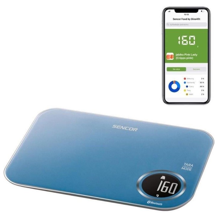 Balance de cuisine - Sencor - SKS 7072BL Balance de cuisine - Sencor - SKS 7072BL