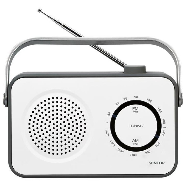 Récepteur radio FM / AM portable - Sencor - SRD 2100 W Récepteur radio FM / AM portable - Sencor - SRD 2100 W