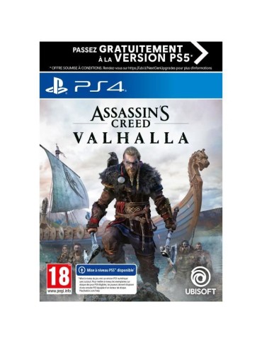 Assassin's Creed Valhalla Edition Standard Jeu PS4 (Upgrade gratuit vers PS5)