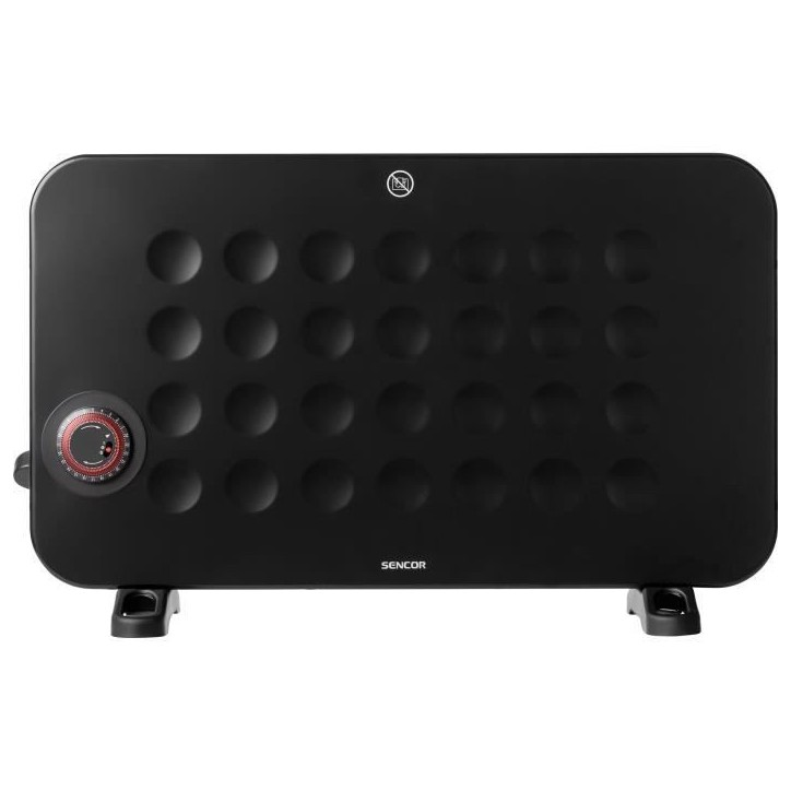 Radiateur - SENCOR - SCF 2101BK - 2000 W - 3 niveaux - Minuterie - Noir