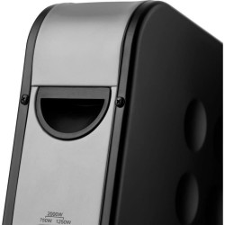 Radiateur - SENCOR - SCF 2101BK - 2000 W - 3 niveaux - Minuterie - Noi