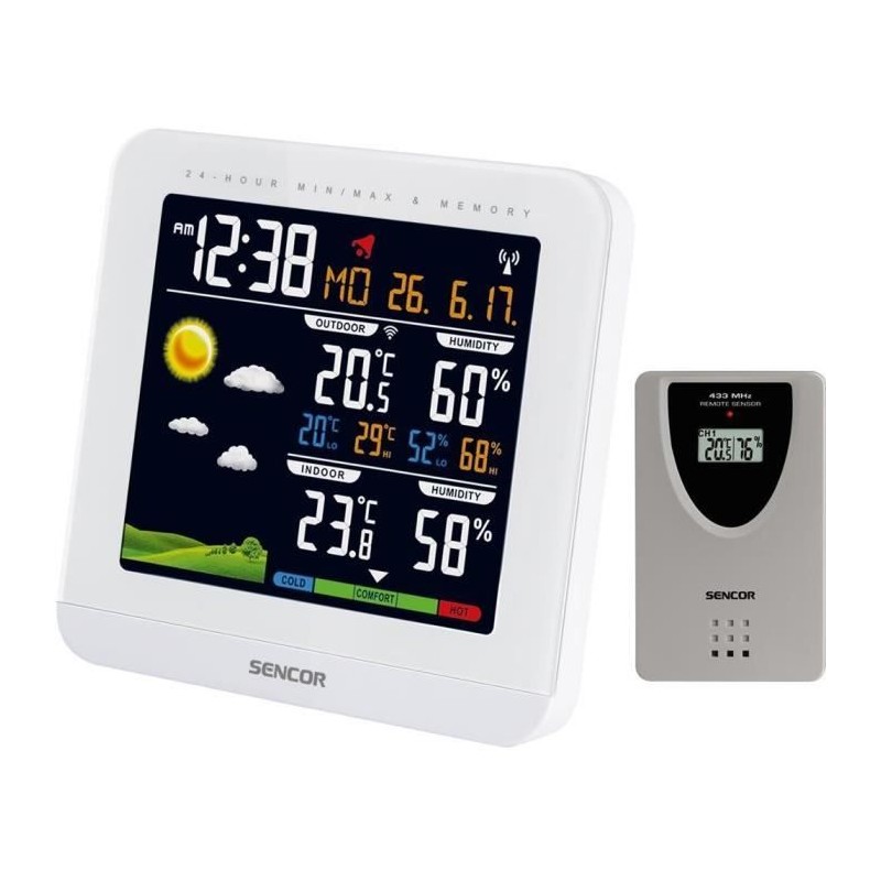 Station météo avec capteur sans fil - Sencor - SWS 5600