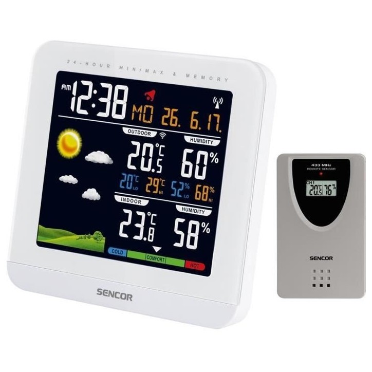Station météo avec capteur sans fil - Sencor - SWS 5600