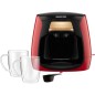 Machine a café - SENCOR - SCE 2101RD - 0,3 L - 500 W - 2 tasses incluses - Rouge