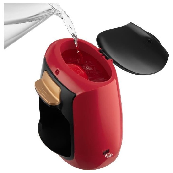Machine a café - SENCOR - SCE 2101RD - 0,3 L - 500 W - 2 tasses incluses - Rouge
