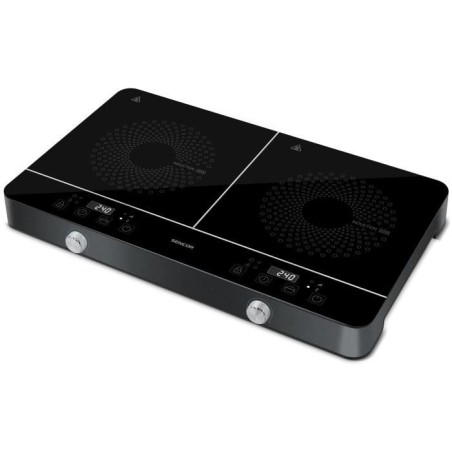Plaque de cuisson a double induction - SENCOR - SCP 4201GY - 3500 W -
