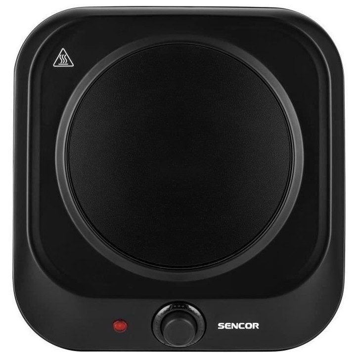 Plaque de cuisson infrarouge - SENCOR - SCP 1763BK - 1200 W - 1 foyer - Noir