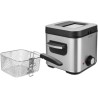 Friteuse - SENCOR - SFR 6200SS - 900 W - 1,5 L - Noir / Acier inoxydab