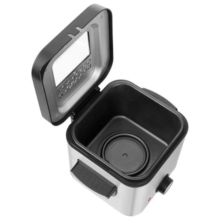 Friteuse - SENCOR - SFR 6200SS - 900 W - 1,5 L - Noir / Acier inoxydable