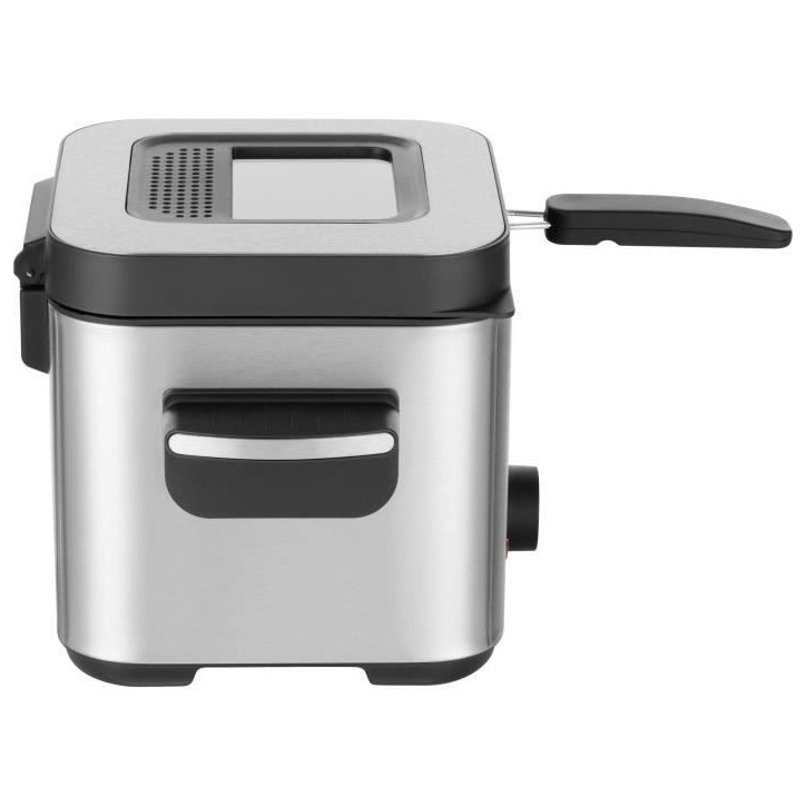 Friteuse - SENCOR - SFR 6200SS - 900 W - 1,5 L - Noir / Acier inoxydable