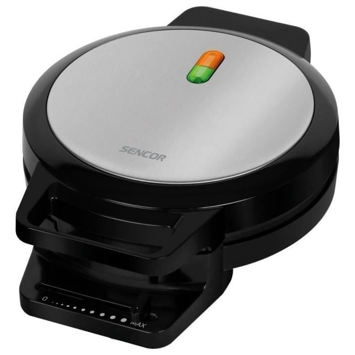 Gaufrier - SENCOR - SWF1010BK - 1000W - Noir - Thermostat réglable
