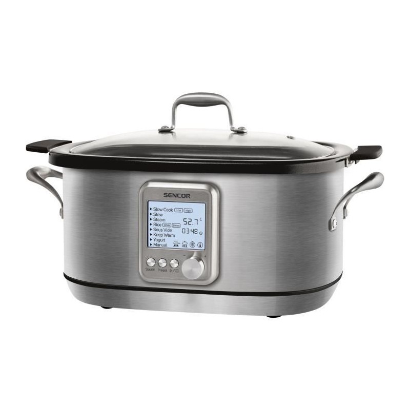 Mijoteuse - SENCOR - SPR 7200SS - 1250 W - 7 L - Argent Mijoteuse - SENCOR - SPR 7200SS - 1250 W - 7 L - Argent