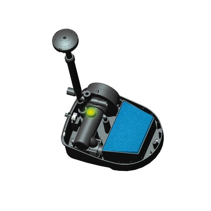 Pompe de bassin filtrante Powerclear 5000 - UBBINK - Jet d'eau et filtration mécanique et UV-C