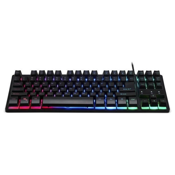 Clavier gaming - ACER - GP.KBD11.01W - AZERTY - Rétro-éclairage RGB - Membrane TKL 80% Clavier gaming - ACER - GP.KBD11.01W - AZERTY - Rétro-éclairage RGB - Membrane TKL 80%