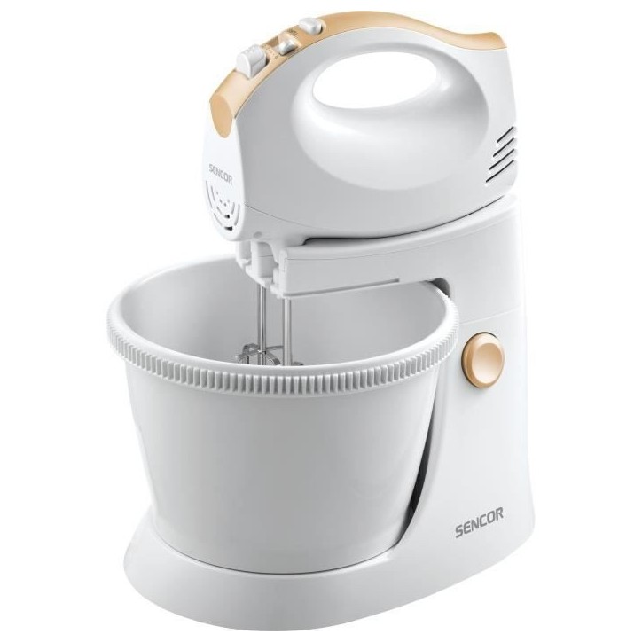Batteur a main avec bol rotatif - SENCOR - SHM 5330-EUE3 - 500 W - Blanc