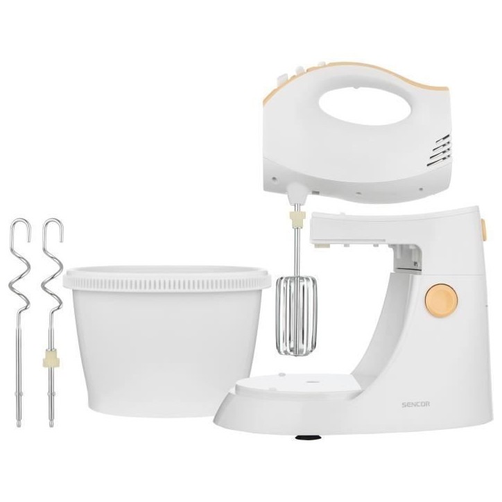 Batteur a main avec bol rotatif - SENCOR - SHM 5330-EUE3 - 500 W - Blanc