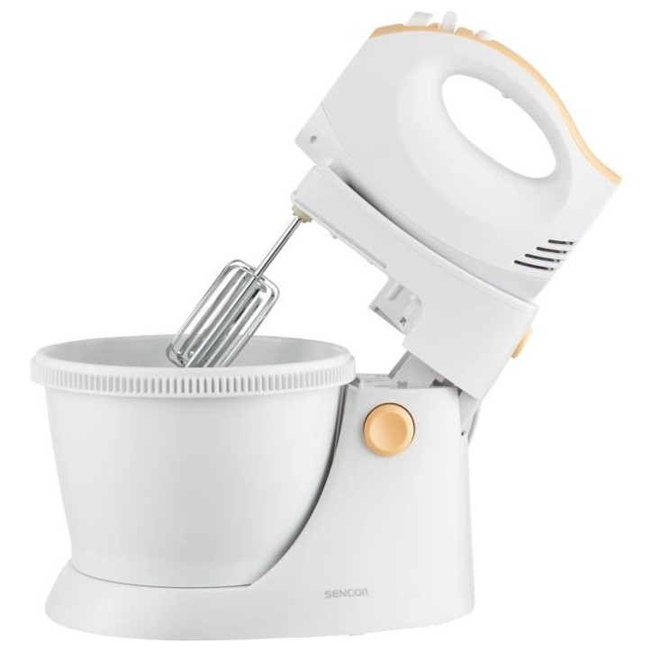 Batteur a main avec bol rotatif - SENCOR - SHM 5330-EUE3 - 500 W - Blanc