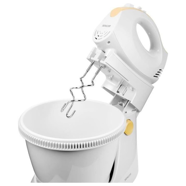 Batteur a main avec bol rotatif - SENCOR - SHM 5330-EUE3 - 500 W - Blanc