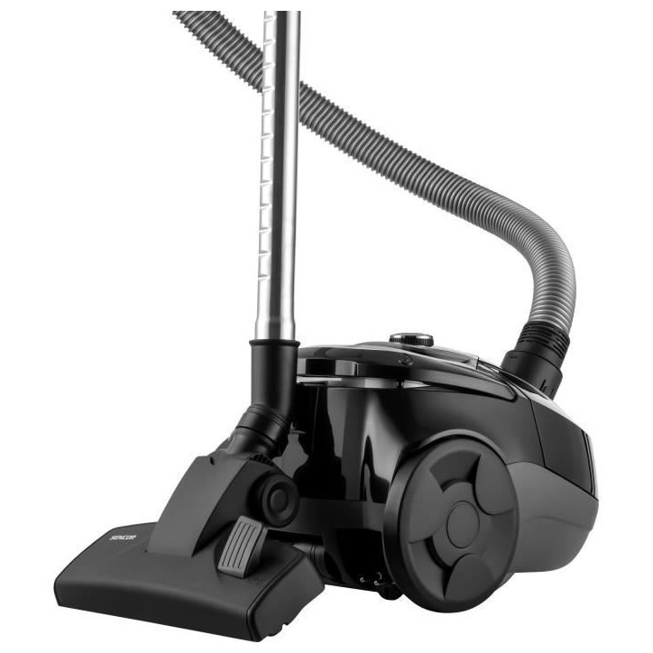 Aspirateur traîneau avec sac - SENCOR - SVC 5501BK - Moteur ECO 700 W - 75 dBA - 2 L - Filtre HEPA H13 - Noir