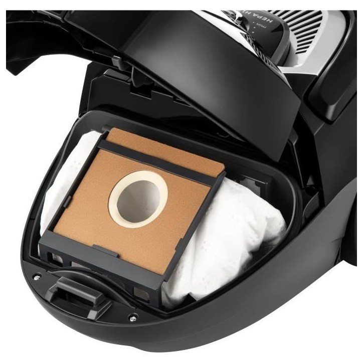 Aspirateur traîneau avec sac - SENCOR - SVC 5501BK - Moteur ECO 700 W - 75 dBA - 2 L - Filtre HEPA H13 - Noir