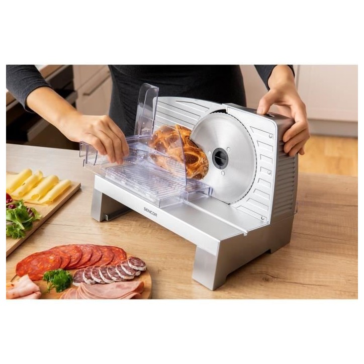 Trancheuse électrique - SENCOR - SFS 3050SL - 100 W - Argent