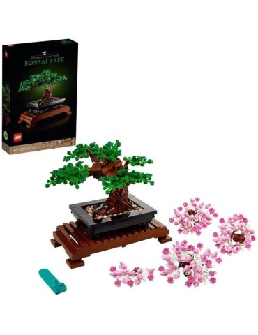 LEGO Icons 10281 Bonsai, Construction, Fleurs Décoratives, Kit Bonsai, Plantes et Arbre, LEGO Botanical Collection, pour Adulte