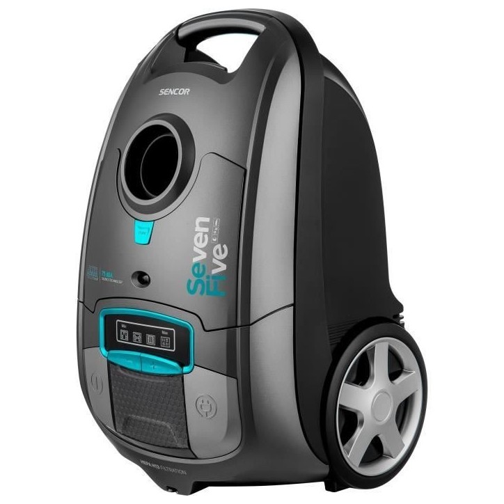 Aspirateur traineau avec sac - SENCOR - SVC 7550TI - 75 dB - 3,5 L - Gris