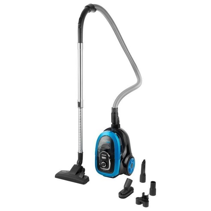 Aspirateur traineau sans sac - SENCOR - SVC-1035TQ - 750 W - 75 dB - 1 L - Noir / Bleu Aspirateur traineau sans sac - SENCOR - SVC-1035TQ - 750 W - 75 dB - 1 L - Noir / Bleu
